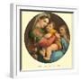 Madonna of the Seggiola, Raphael, Florence-null-Framed Art Print