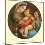 Madonna of the Seggiola, Raphael, Florence-null-Mounted Art Print