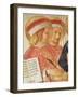 Madonna of the Shadow or Virgin and Child between Saint Dominic, Cosmas, Damien, Mark, John the Eva-Fra (c 1387-1455) Angelico-Framed Giclee Print
