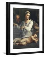 Madonna of the Veil, 1535-Sebastiano del Piombo-Framed Giclee Print