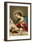 Madonna of the Veil-null-Framed Art Print