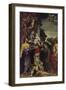 Madonna on the Throne with Saint Matthew, 1588-Annibale Carracci-Framed Giclee Print