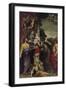 Madonna on the Throne with Saint Matthew, 1588-Annibale Carracci-Framed Giclee Print