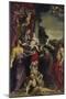 Madonna on the Throne with Saint Matthew, 1588-Annibale Carracci-Mounted Giclee Print