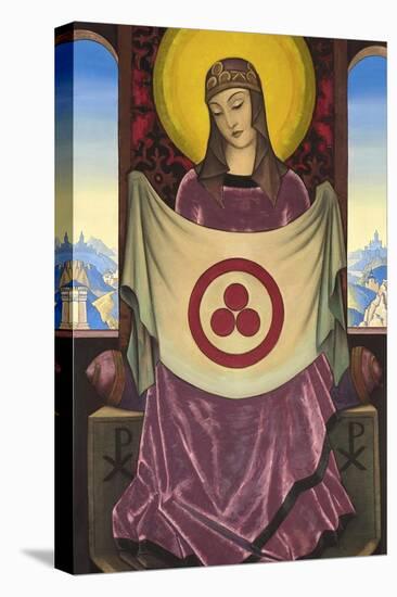 Madonna Oriflamma, 1932-Nicholas Roerich-Stretched Canvas