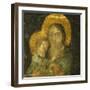 Madonna, Painting on Stone-null-Framed Giclee Print