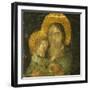 Madonna, Painting on Stone-null-Framed Giclee Print