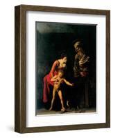 Madonna Palafrenieri-Caravaggio-Framed Art Print