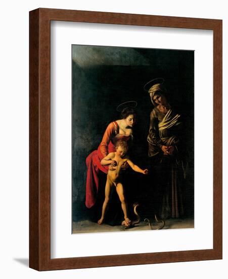 Madonna Palafrenieri-Caravaggio-Framed Art Print