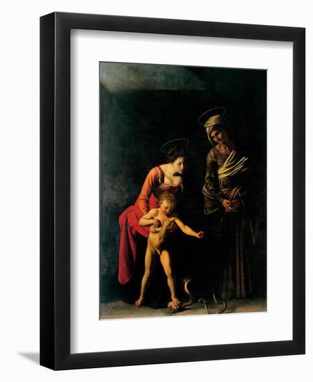 Madonna Palafrenieri-Caravaggio-Framed Art Print