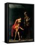 Madonna Palafrenieri-Caravaggio-Framed Stretched Canvas