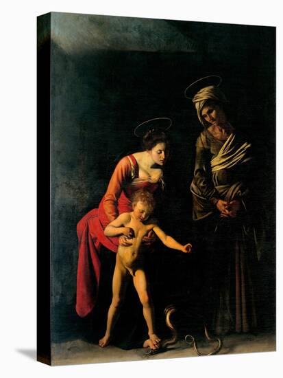 Madonna Palafrenieri-Caravaggio-Stretched Canvas