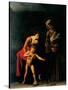 Madonna Palafrenieri-Caravaggio-Stretched Canvas