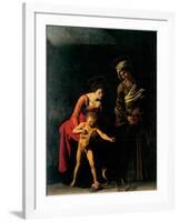 Madonna Palafrenieri-Caravaggio-Framed Art Print