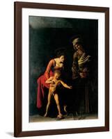 Madonna Palafrenieri-Caravaggio-Framed Art Print