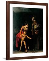 Madonna Palafrenieri-Caravaggio-Framed Art Print