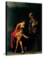 Madonna Palafrenieri-Caravaggio-Stretched Canvas