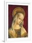 Madonna's Face, Detail from Central Panel of Triptych of Camerino-Carlo Crivelli-Framed Giclee Print