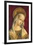 Madonna's Face, Detail from Central Panel of Triptych of Camerino-Carlo Crivelli-Framed Giclee Print