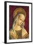 Madonna's Face, Detail from Central Panel of Triptych of Camerino-Carlo Crivelli-Framed Giclee Print