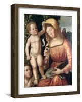 Madonna Sewing-Giovanni Francesco Caroto-Framed Giclee Print