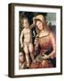 Madonna Sewing-Giovanni Francesco Caroto-Framed Giclee Print