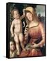 Madonna Sewing-Giovanni Francesco Caroto-Framed Stretched Canvas