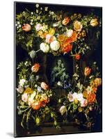 Madonna Surrounded by Flowers, 1662-Frans Ijkens-Mounted Giclee Print