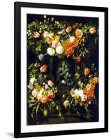 Madonna Surrounded by Flowers, 1662-Frans Ijkens-Framed Giclee Print