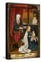 Madonna Teaching the Infant Christ Reading, 1480-null-Stretched Canvas