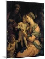 Madonna Teaching the Infant Christ Reading, 1705-Carlo Maratta-Mounted Giclee Print