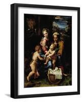 Madonna with a Fish, Around 1513-Raphael-Framed Giclee Print