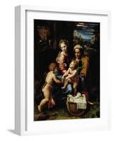 Madonna with a Fish, Around 1513-Raphael-Framed Giclee Print