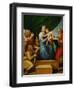 Madonna with a Fish (In the Hand of Young Tobias, Accompanied by the Archangel Raphael)-Raphael-Framed Giclee Print