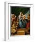 Madonna with a Fish (In the Hand of Young Tobias, Accompanied by the Archangel Raphael)-Raphael-Framed Giclee Print