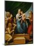 Madonna with a Fish (In the Hand of Young Tobias, Accompanied by the Archangel Raphael)-Raphael-Mounted Giclee Print