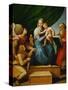 Madonna with a Fish (In the Hand of Young Tobias, Accompanied by the Archangel Raphael)-Raphael-Stretched Canvas