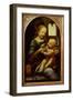 Madonna with a Flower, or Madonna Benois, C.1478-Leonardo da Vinci-Framed Giclee Print