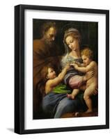 Madonna with a Rose-Raphael-Framed Giclee Print