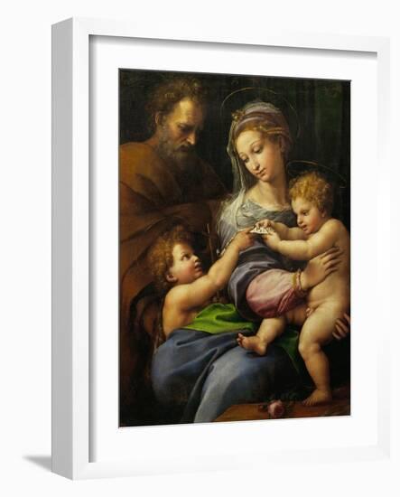 Madonna with a Rose-Raphael-Framed Giclee Print