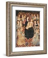 Madonna with Angels-null-Framed Giclee Print