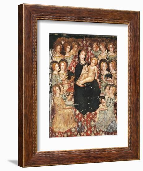 Madonna with Angels-null-Framed Giclee Print