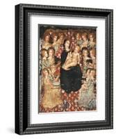 Madonna with Angels-null-Framed Giclee Print