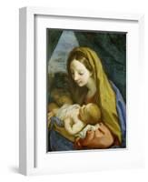 Madonna with Child, about 1660-Carlo Maratti-Framed Giclee Print