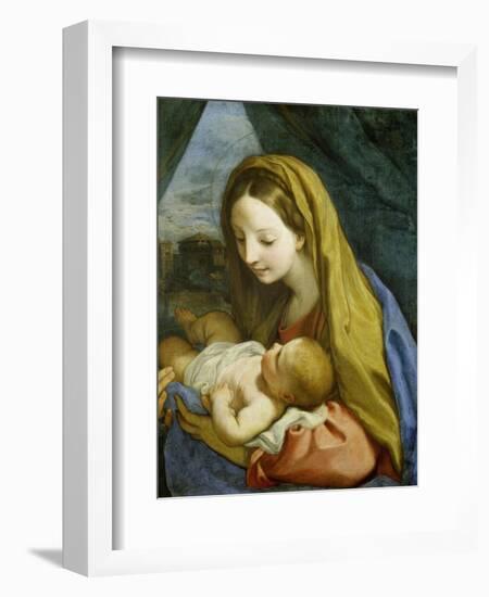 Madonna with Child, about 1660-Carlo Maratti-Framed Giclee Print