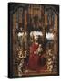 Madonna with Child and Angel Musicians, Central Panel of Malvern Triptych-Jan Gossaert-Stretched Canvas