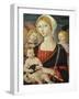 Madonna with Child and Angels, Ca 1470-Matteo di Giovanni-Framed Giclee Print