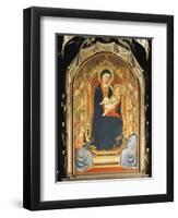 Madonna with Child and Angels-Bernardo Daddi-Framed Giclee Print