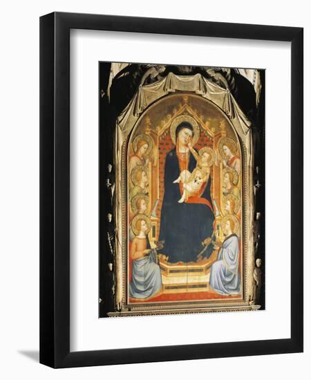 Madonna with Child and Angels-Bernardo Daddi-Framed Giclee Print