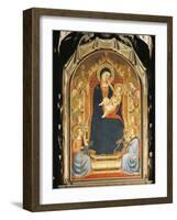 Madonna with Child and Angels-Bernardo Daddi-Framed Giclee Print